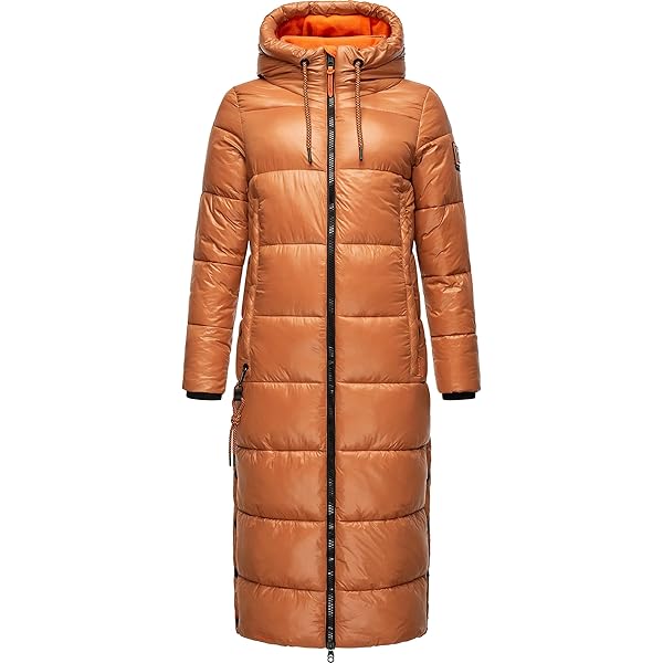 Navahoo Lange winterjas voor dames, warme pluche mantel met trendy