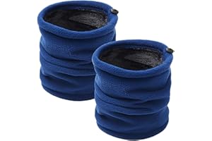 MOVYEE 2 Pezzi Scaldacollo Invernale,Sciarpa Tubolare Addensare,Neck Warmer da Uomo Donna per Moto Sci Running Ciclismo Sport