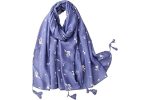 FAIRYGATE Femmes Châles Longue Énorme Foulard Elégant Poids léger Foulards Echarpes Doux Chaud Chale Etoles