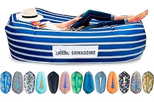 Chillbo Shwaggins Inflatable Couch, Cool Inflatable Chair, Easy Setup, It is Ideal for Hiking Equipment, Beach Chair and Music Festivals.Gifts for Dad