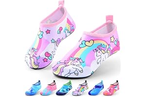 DigiHero Water Shoes for Kids Girls Boys, Swim Water Shoes Quick Dry Non-Slip Water Skin Barefoot Sports Shoes Aqua Socks for Beach Outdoor Sports