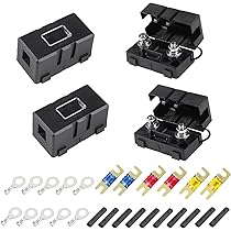 4 Portafusibili Midi 12V Per Auto - Con Fusibili 40A, 50A, 80A E Terminali, Per Auto E Camion - Foto 3