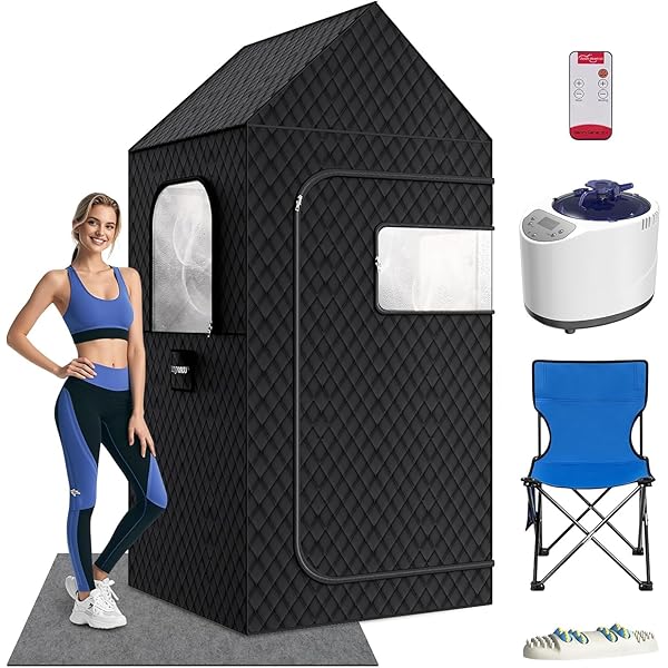 New + Even Hotter 2025 CHILLZu00ae Steam Sauna Portable Sauna Pod