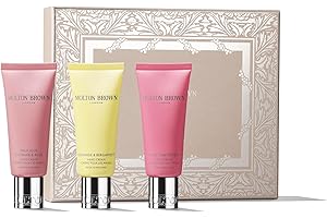 Molton Brown Floral & Spicy Hand Cream Gift Set - Trio of 40 ml Luxury Scented Hand Creams, Moisturising Beauty Gift