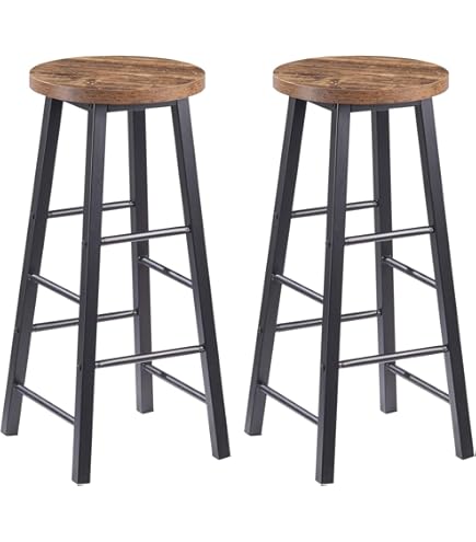 CLP 2er Set Barhocker Braga - Höhenverstellbar Mit Stoffbezug Taupe