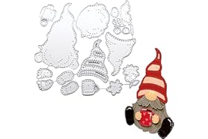 Mezrkuwr® Troqueles De Corte De Metal De Gnomo De Navidad Y Primavera Plantillas De Corte De Metal