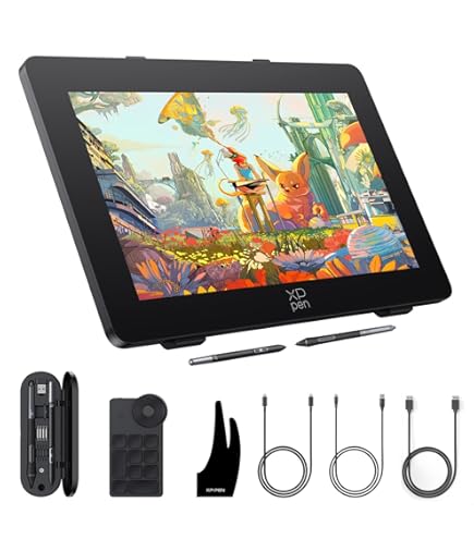 Wacom DTK1660K0B-CH Cintiq 16 Graphic Tablet, USB, Black, 422 mm