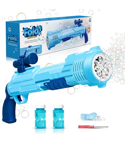 Panacare Seifenblasenpistole Kapibala – 10000+ Blasen/Min, Mit Lösung, Für Kindergeburtstage & Outdoor