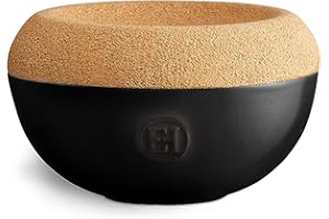 Emile Henry - Olla para sal, color negro mate