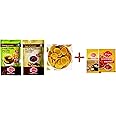 Kiyo Combo Pack of Pani Puri Paste + Date & Tamrind Chutney (100 gm Each / Packet ) and 100 Pcs Puri Pack ( 1 Ginger Garlic Paste , 1 Hot Sezwan Di & Chutney Free )