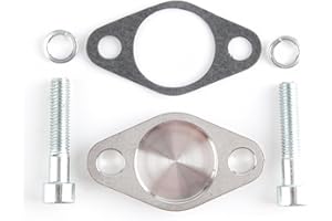 TAKPART EGR Valve Blanking Block Plates Kit with Gasket for E53 E65 E66 E38 E39 E46