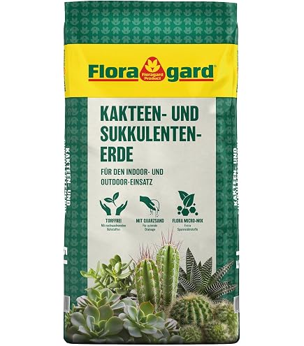Substral Kakteenerde, vorgedngte Erde fr alle Kakteen und Sukkulenten wie  Kaktusfeigen und Aloe Vera, 5L : Amazon.de: Garten