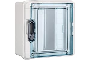 Bticino F107N8D Centralino da Parete a Tenuta Stagna, Antiurto Rinforzato IP65 IDROBOARD, Classe di Isolamento II, in Polistirene, 10A, 8 moduli DIN