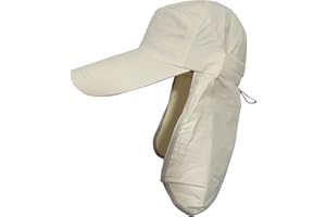 YUSONS Gorra Nuca para Hombre y Mujer, Gorras y Sombreros Protección UV, Gorras de béisbol con Cubierta de Cuello Plegable y Secado Rápido, Talla única 57cm