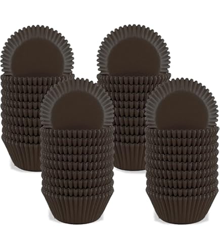 1000 Pz Pirottino In Carta Marrone Svedese Scivolante Per Muffin Cupcake 55x135mm
