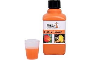 Smart-Planet by Preis Aquaristik - Original Fish V Power - Vitamine de poisson d'eau douce et d'eau de mer - 250 ml - Pour la santé des poissons