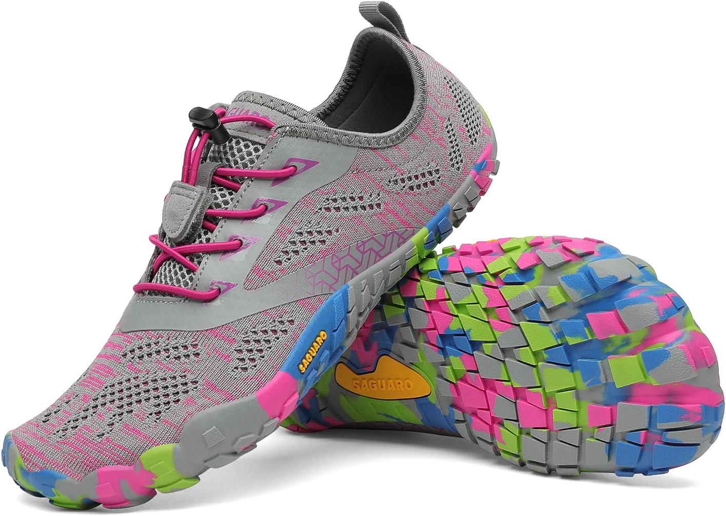 SAGUARO Barefoot Zapatillas Minimalista Ligera Zapatillas de Trail Running para Zero Drop Soles, Gr.36-48
