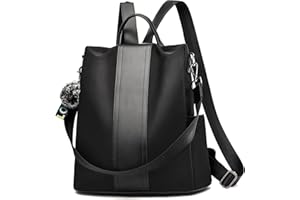 TcIFE Sac à Dos Femme Anti-Vol Sacs D'École Nylon Étanche Sac à Bandoulière De Voyage Scolaire Sac à Dos De Travail Décontracté