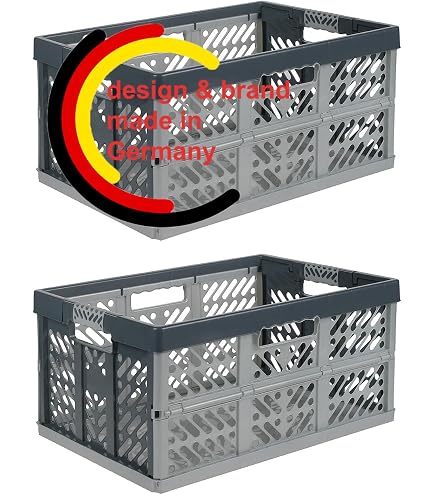 12x Carne Riquadro E2 Carne Impilabile Scatola di Immagazzinaggio Contenitore Grigio Kingpower | plentyShop LTS