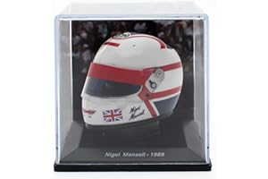 OPO 10 - Formula 1 Helmet Compatible with Ferrari F1: Nigel Mansell 1989-1/5 Scale - CAS07