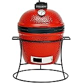 Kamado Joe KJ13RH Joe Jr Charcoal Grill, Blaze Red