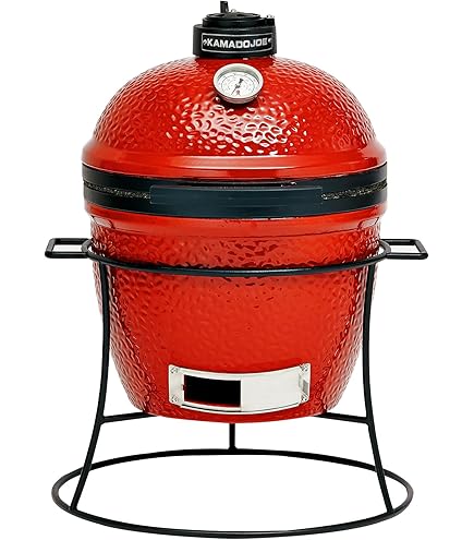Karl home Vertical Steel Charcoal Smoker Carbon Grill in Black