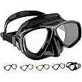 Cressi Focus - Scuba Diving Snorkeling Mask - Optical Lenses Available (Separately Purchase)