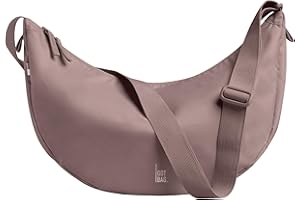 GOT BAG Borsa Mezzaluna Moon Bag in Ocean Impact Plastic | Borsa mezzaluna tracolla idrorepellente | Borsa tracolla elegante con tracolla regolabile