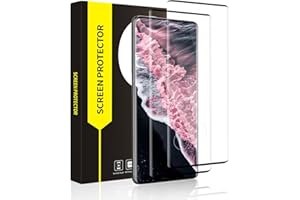 Cable Leader 2 Stück für Panzerglas für Samsung Galaxy S21 Ultra 5G Schutzfolie, 3D Ultra-Klar Kristallklar Samsung S21 Ultra Displayschutzfolie, Stoßfänger Unzerbrechlich S21 Ultra 5G Folie