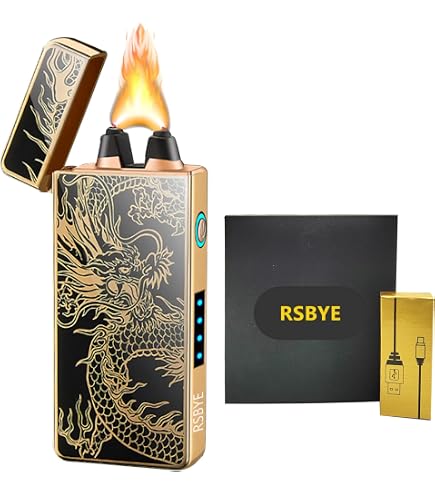 Briquet Montre LED Windproof Briquet Plasma électrique SKRFIRE - Arc Coupe-vent, Recharge USB, Affichage LED Briquet Arc électrique