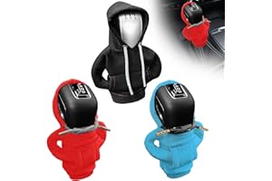 HBSFBH Schaltknauf Hoodie, 3PCS Auto Schaltknauf Abdeckung, Schaltknauf Abdeckung, Schaltknauf Hoodie Abdeckung, Universal Schaltknauf Hoodie, Hoodie für Schaltknauf, Schaltknauf überzug für Auto Dekoratives