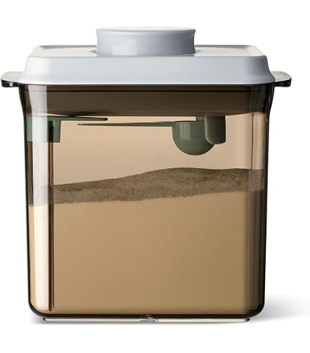 Twistshake Milchpulver Aufbewahrung Behälter mit Löffel 1700 ml, Versiegelt Milchpulver-Spender mit Luftdichter Deckel & Milchpulver Aufbewahrung Behälter mit Löffel 1700 ml Baby