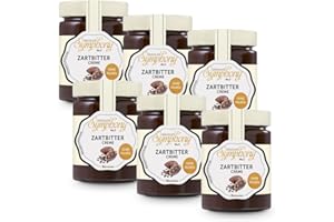 Brinkers Chocolate Symphony No.2 Zartbitter Creme, 6x 270 g Brotaufstrich für den Frühstückstisch, Ideal auf Brot und Brötchen, Palmölfrei