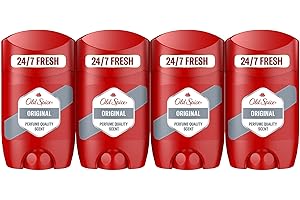 Old Spice Original Desodorante En Barra Para Hombres 4x50 ml, Fresco 24 Horas, Todos Los Días Con Uso Diario, Perfume Duradero, Fragancia Excepcional, Protección Contra El Mal Olor