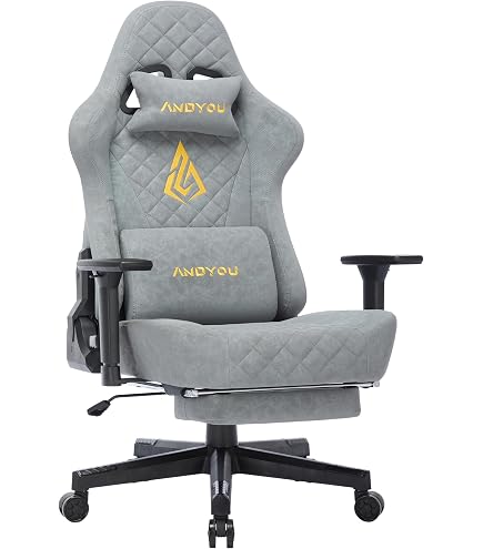 Gaming-Stuhl Mit Fußstütze – Ergonomischer Bürodrehstuhl Verstellbar