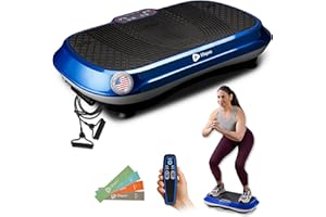 LifePro Waver - Máquina de Ejercicio con Placa de vibración para Entrenamiento de Cuerpo Completo, 99 Niveles de Velocidad, Bandas de Resistencia, Control Remoto, Fitness en casa y Plataforma de