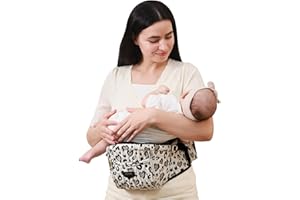 SUNVENO Sedile Ergonomico Porta Bebè – Hüftsitz Marsupio Neonato con Cintura Regolabile, Seduta Antiscivolo e Traspirante, Comodo Supporto per Neonati fino a 20 kg