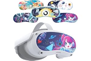 ZYBER 5 pegatinas para PICO 4, pegatinas impermeables y a prueba de polvo para proteger el equipo original