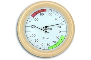 TFA Dostmann Sauna Thermo-Hygrometer 40,1006, synthetic hair