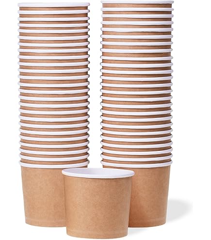 200 Coupes à Glace 120ml DeinPack - Carton Biodégradable