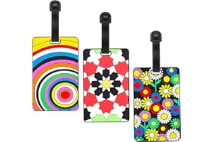 Bagages étiquettes pour bagages, 3 pièces Étiquettes de Bagage etiquette valise voyage etiquette bagage valise Étiquettes de Valise de Bagage Accessoires de voyage