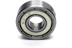 Parts and Parts Rodamientos de bolas rígidos 607 2Z 7 x 19 x 6 mm, DIN 625 ISO 15