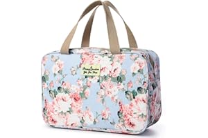 wordmouk Neceser de Viaje para Cosméticos Portátil Grande Neceser Maquillaje Organizador, Bolsa de Aseo, Bolsa de Cosmeticos Almacenamiento Impermeable, Estuche Maletin Maquillaje para Mujer Niña