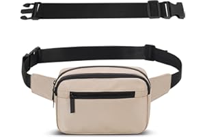 AIRCBC Bumbag Waist Fanny Pack for Ladies Women with 30cm Extended Belt Fashion Bum Bag for Hiking Running Shopping Festivals Walking Travel Cycling