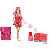 Barbie Parti Paketi bebek ve aksesuar, Glam Party Series - Red Original Doll, JFY68