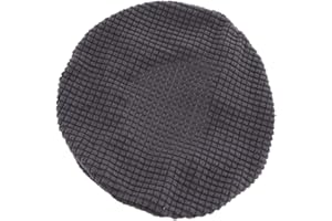 joyMerit Padded Round Bar Stool Cover Cushion Round Chair Seat Cushion for Wooden Metal Stools - Deep Grey