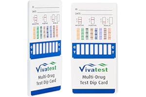 VIVA TEST VivaTest 8-in-1 Urine Drug Testing Kit – 1 Test – Multi-Substance Screening – Detects Common Drugs – Fast Results, Accurate and Easy to Use – Home or Workplace Use