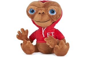 WHITEHOUSE LEISURE LLP E.T. The Extra-Terrestrial - Peluche suave de 25 cm, calidad de regalo, con capucha roja