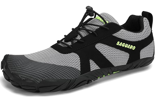 SAGUARO Unisex barfotaskor, mjuka lätta halkfria träningsskor, löparskor, andas, bärbara, utomhus och inomhus