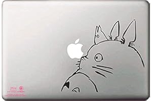 Artstickers. Adesivo per portatile da 11" e 13", Design Totoro. Adesivo per MacBook Pro Air Mac Laptop Colore: nero. Regalo Spilart, marchio registrato